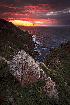Sunset on Cape Prior Galicia Spain by Pablo Avanzini Sunset on Cape Prior Galicia Spain by Pablo Avanzini