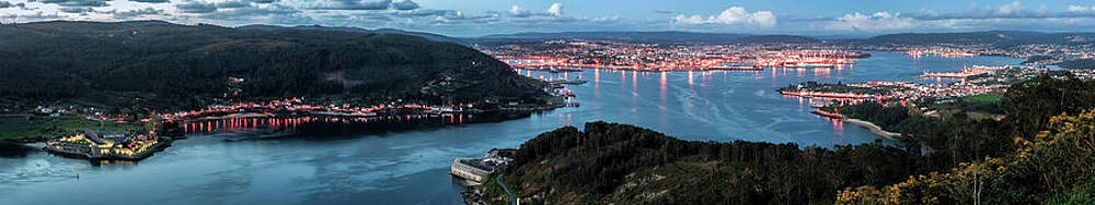 Ferrol's Estuary Panorama from la Bailadora Galicia Spain by Pablo Avanzini Ferrol's Estuary Panorama from la Bailadora Galicia Spain by Pablo Avanzini
